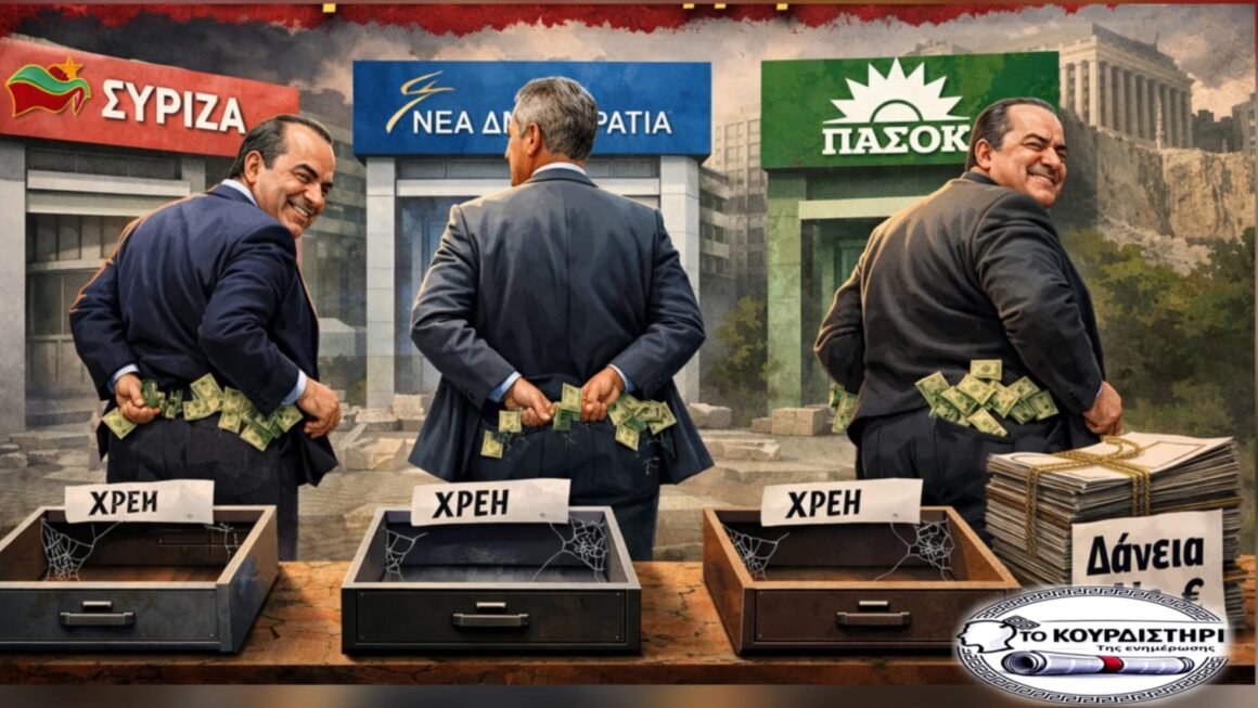 Κόμματα με άδεια ταμεία, γεμάτες τσέπες και χρέη δισεκατομμυρίων