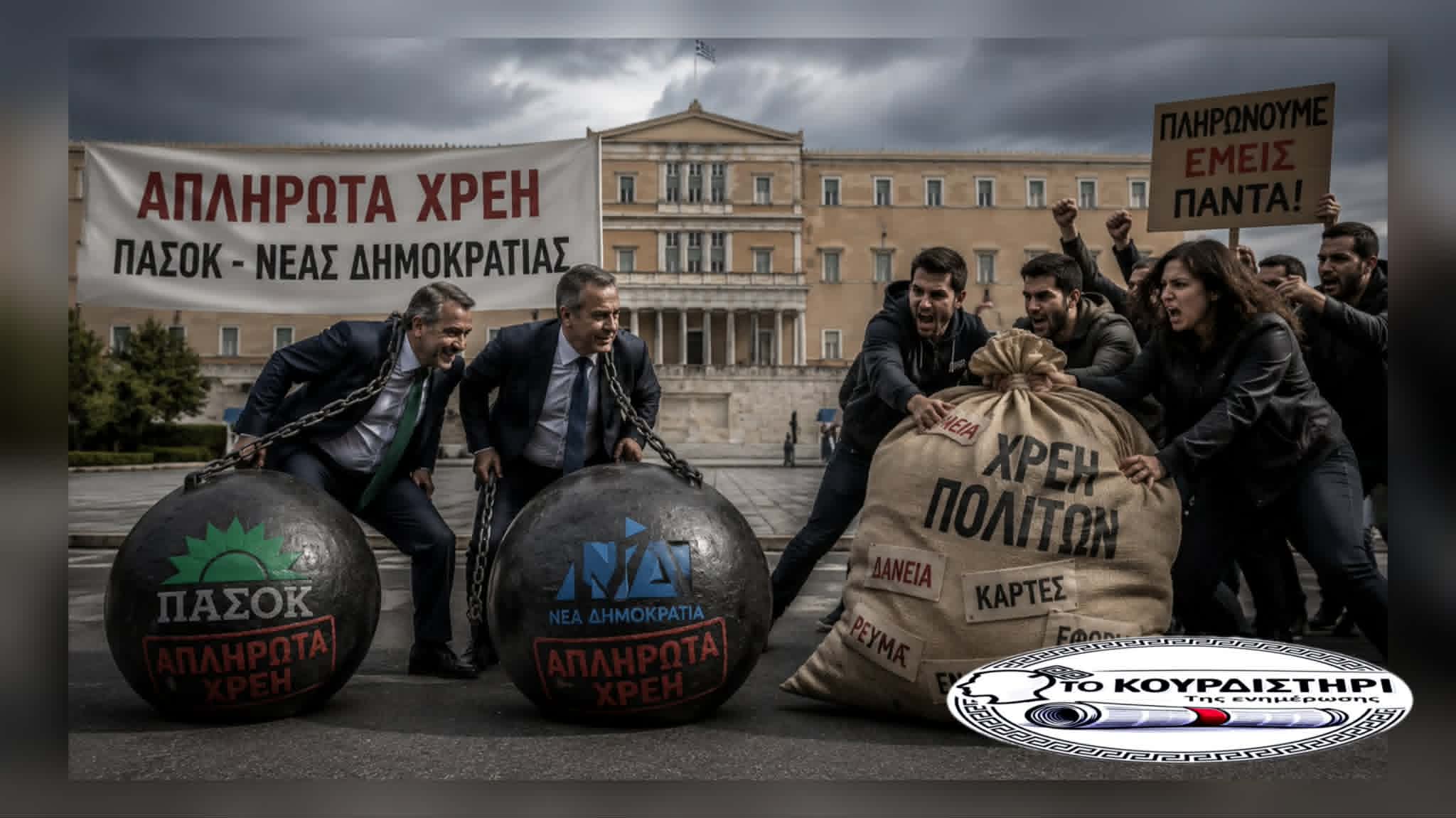 Ποιος πληρώνει το μάρμαρο όταν τα χρέη ΝΔ και ΠΑΣΟΚ «δεν θα πληρωθούν ποτέ»;-ΒΙΝΤΕΟ