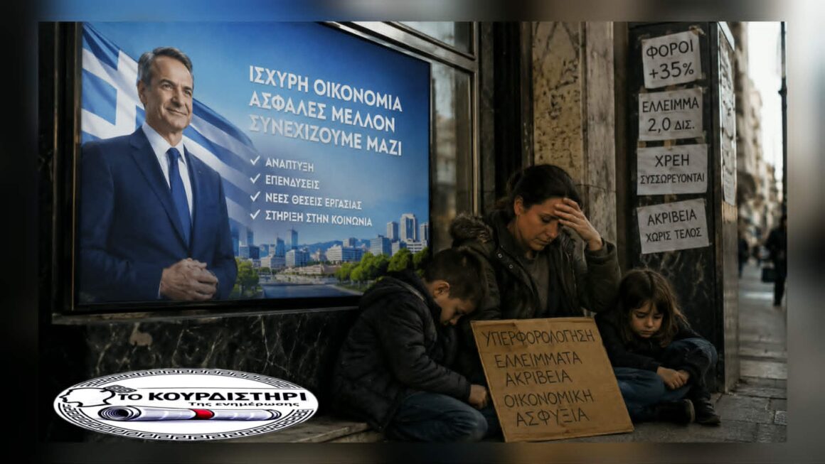 143% του ΑΕΠ: Η βιτρίνα της κυβέρνησης μακριά από την αλήθεια που βιώνουν οι πολίτες